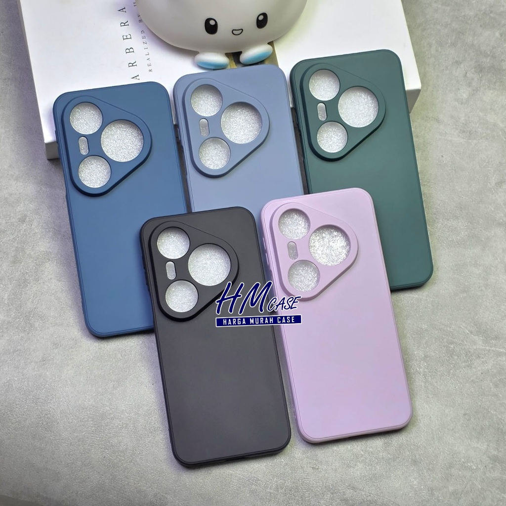 Softcase Huawei Pura 80 Huawei Pura 80 Ultra Huawei Pura 80 Pro Square Edge soft Case / Macaron Squa