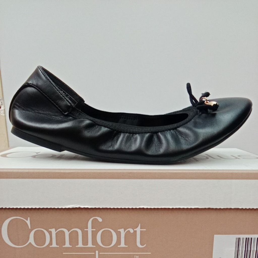 comfort plus claire flat shoes hitam original payless (size 36.5  SD  40.5)