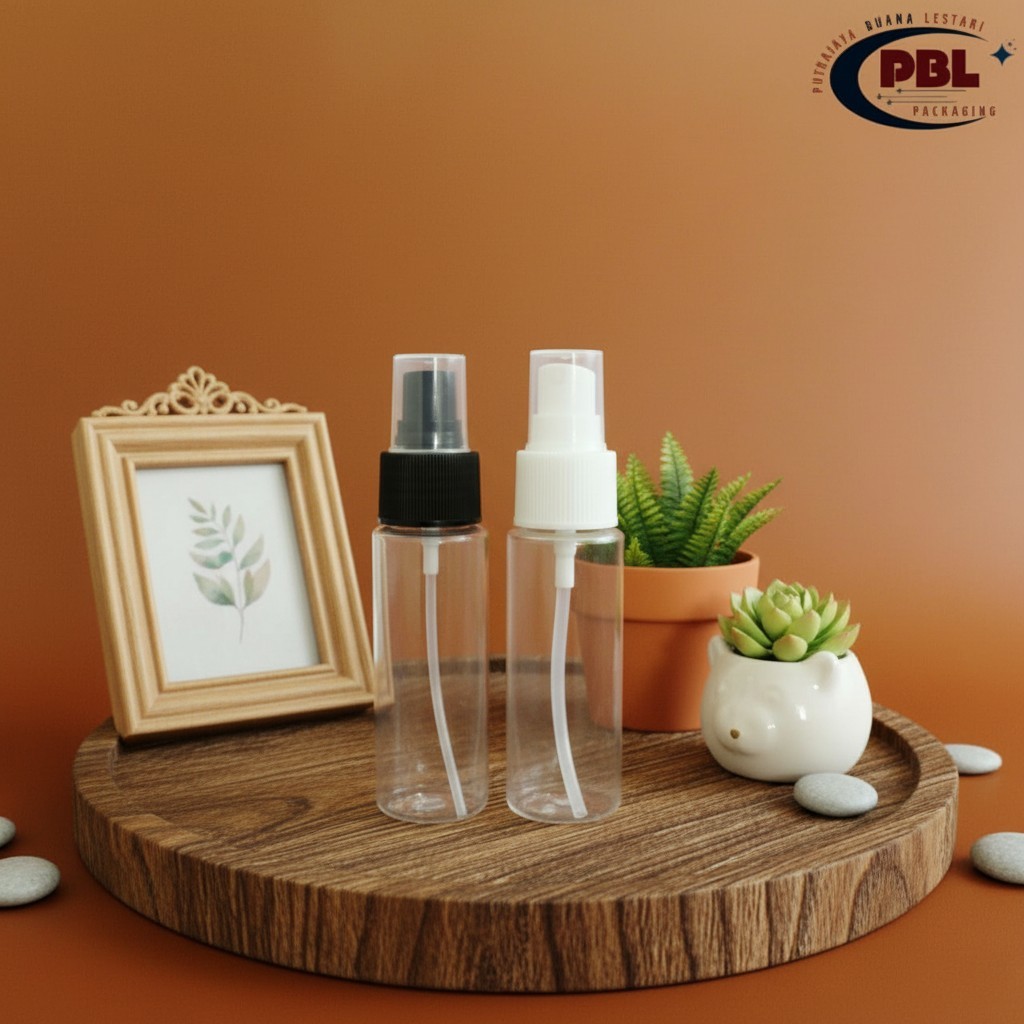 Botol Pump Treatment 50 ML RF / Botol Pet 50ML / Botol Pump 50ML - Tutup Pump Treatment Neck 24