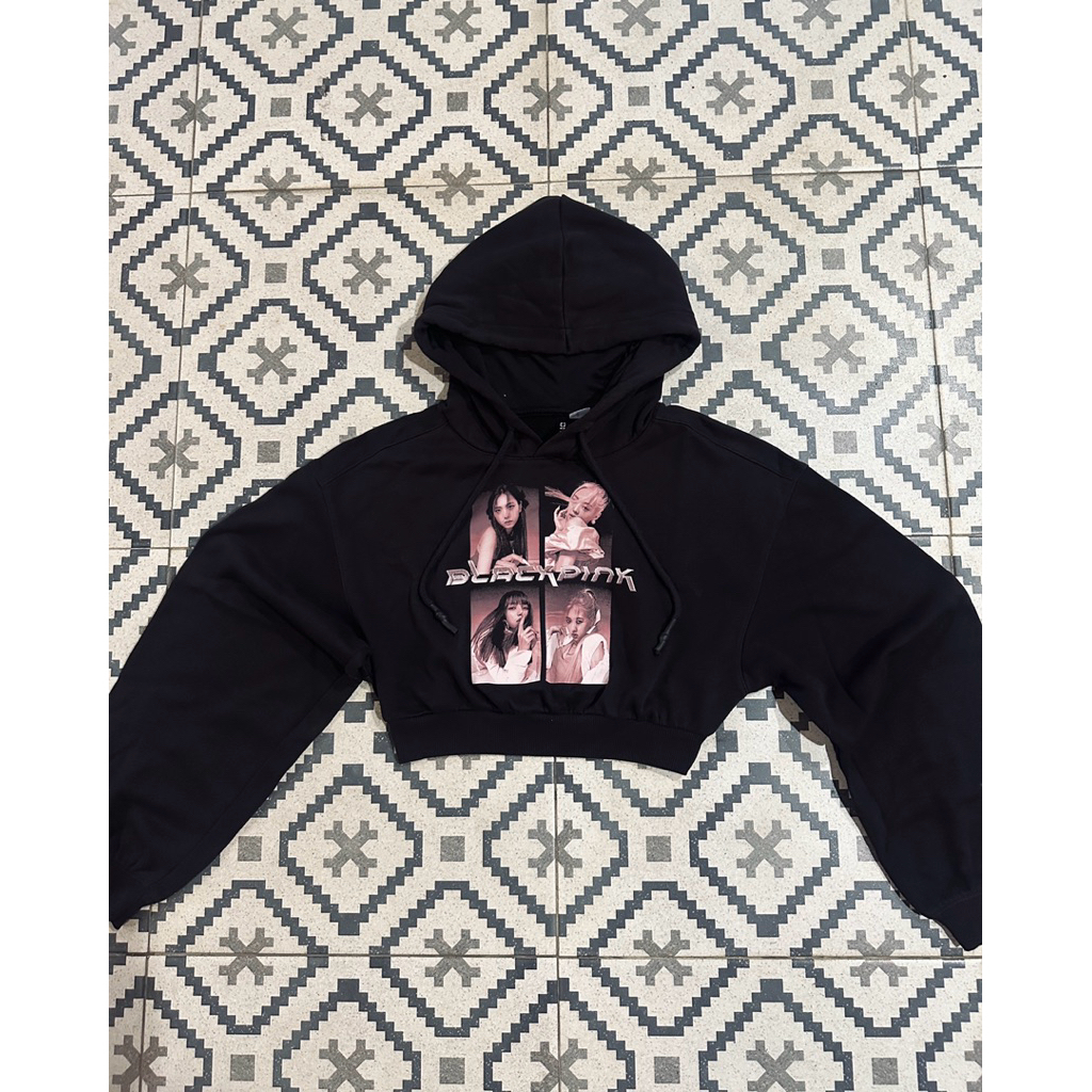 HOODIE H&M BLACKPINK SIZE XS