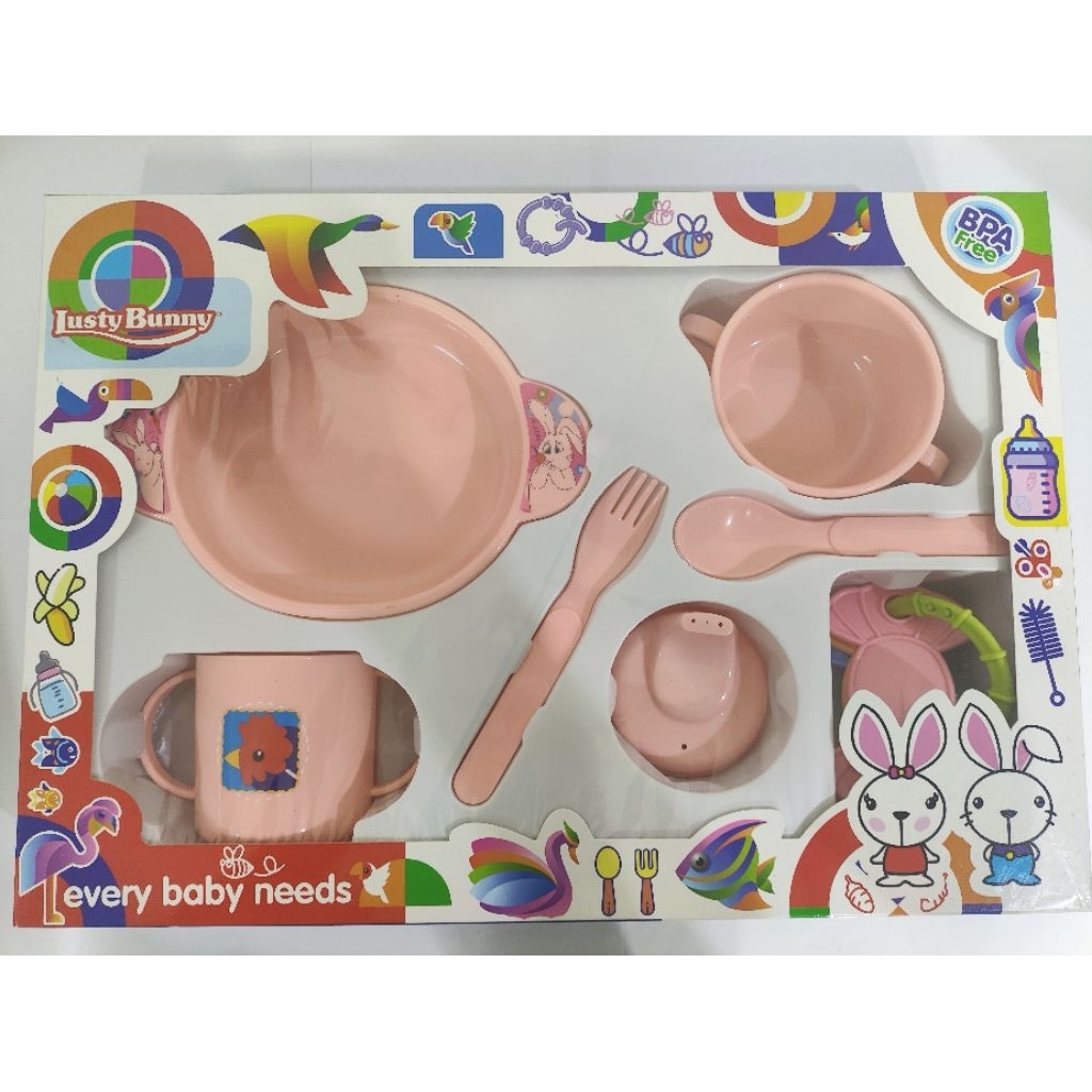 LustyBunny feeding set  7 in 1 (LB-1828)