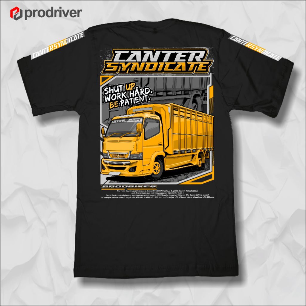 PDR007 - kaos truk canter kaos truk terbaru kaos truk terlaris kaos canter mania