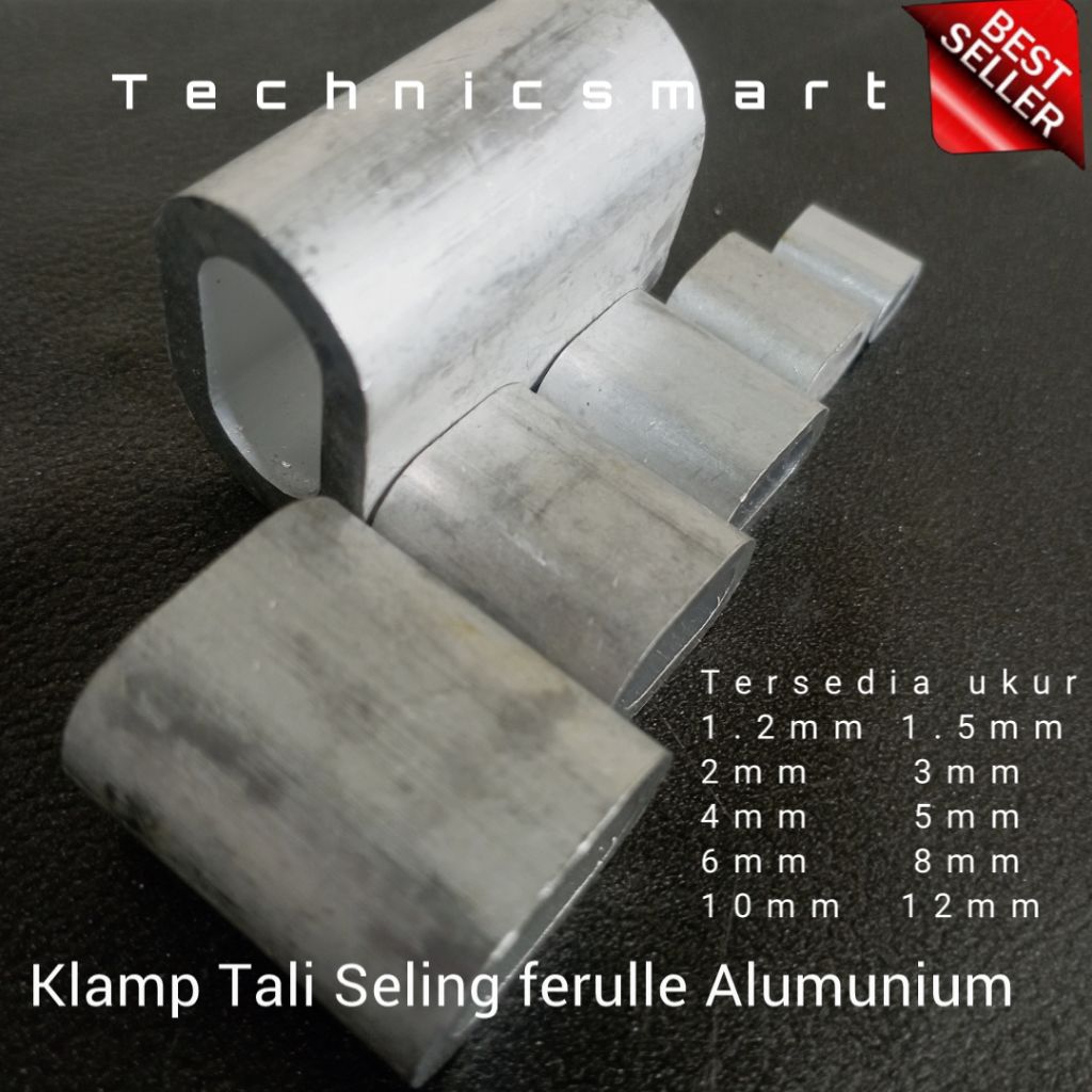 ferulle klem /Crimp Almunium Wire Rope ferulle Kuat tahan karat bahan lama dan Kuat