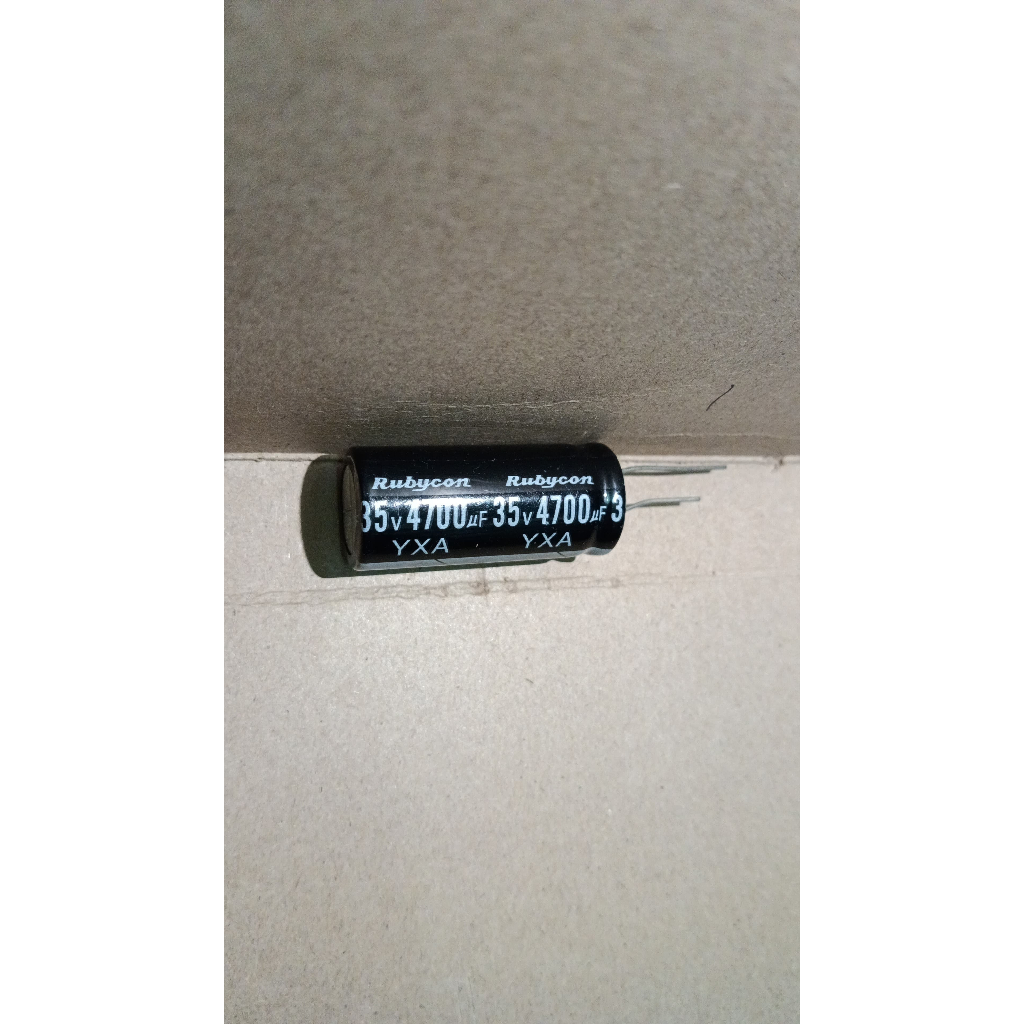 6048 kapasitor elco 4700uf 4700 uf 35v 35volt 35 volt rubycon