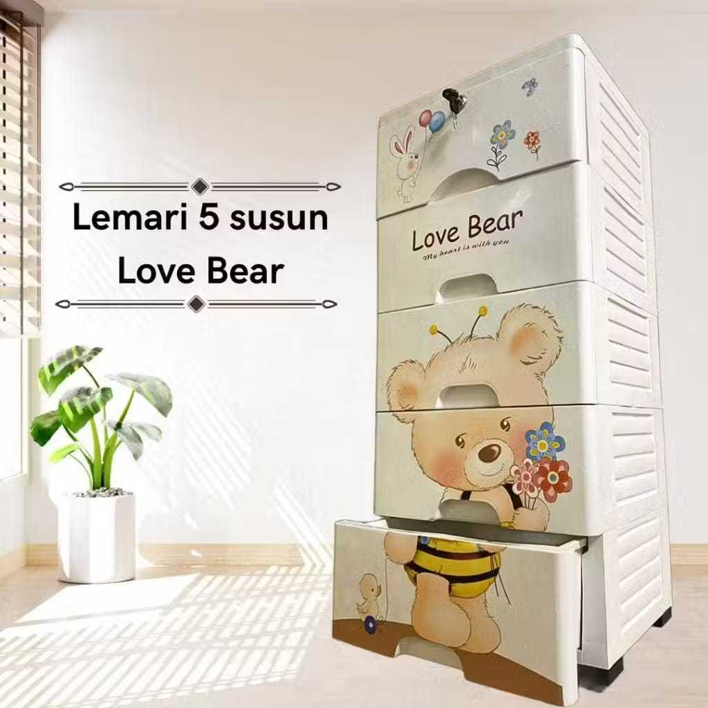 LACI SUSUN MINI KARAKTER - SUSUN 4 DAN SUSUN 5 - PLASTIK BERKUALITAS
