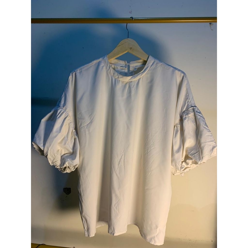 blouse balon lengan pendek