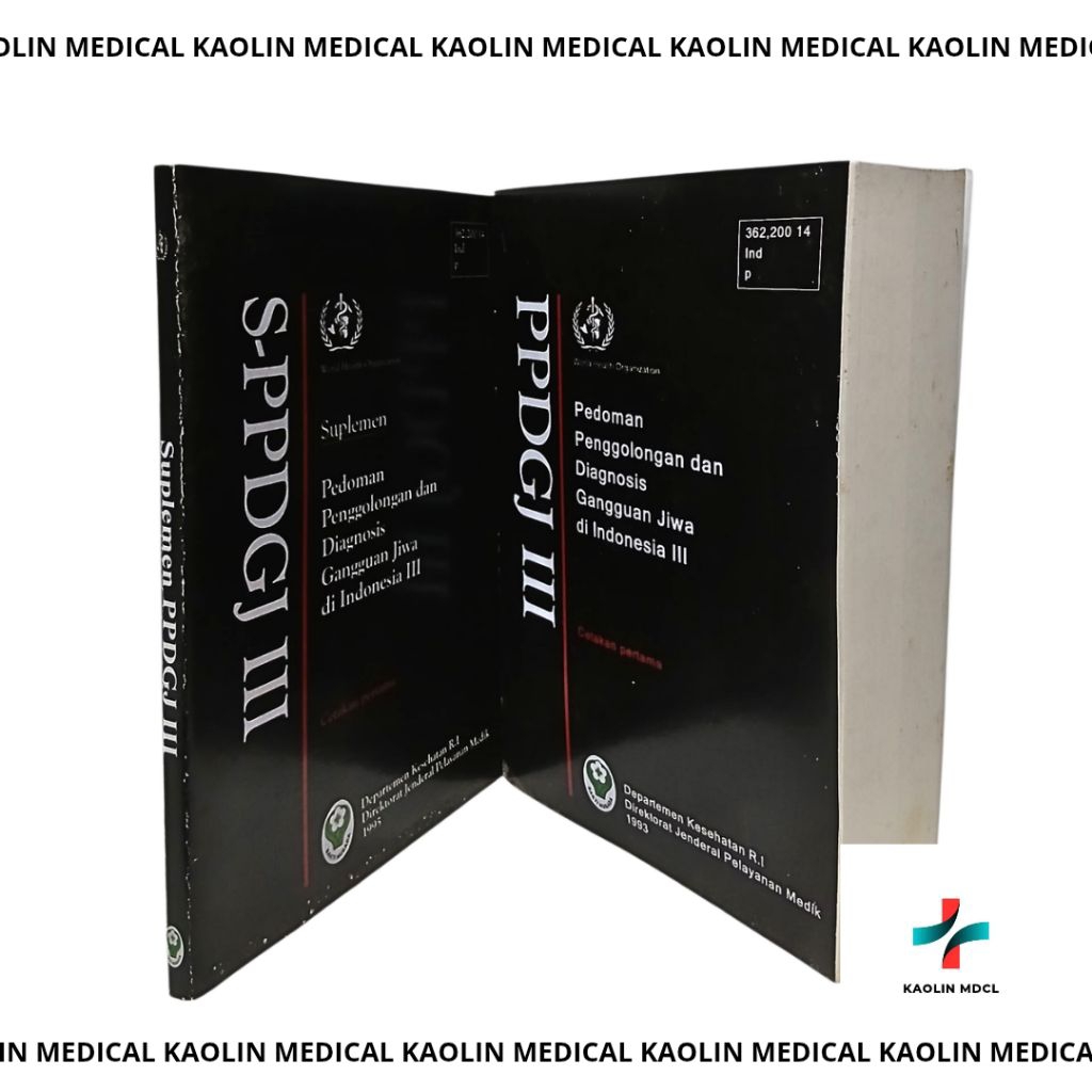 (SEPAKET) BUKU PPDGJ-III DAN S-PPDGJ - III TERMURAH.