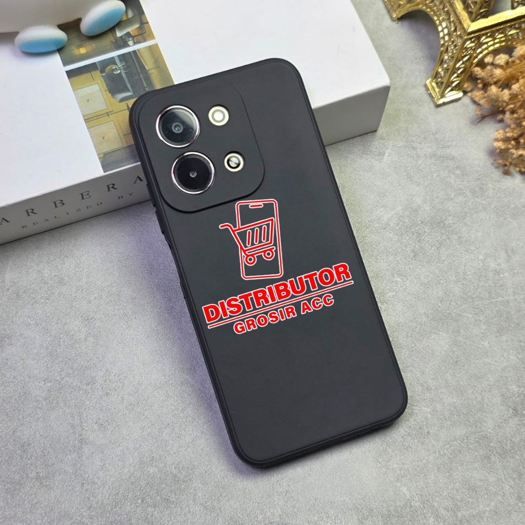 REDMI 15C CASE MACARON BLACK PREMIUM  SOFT CASE BLACK REDMI 15C MSB