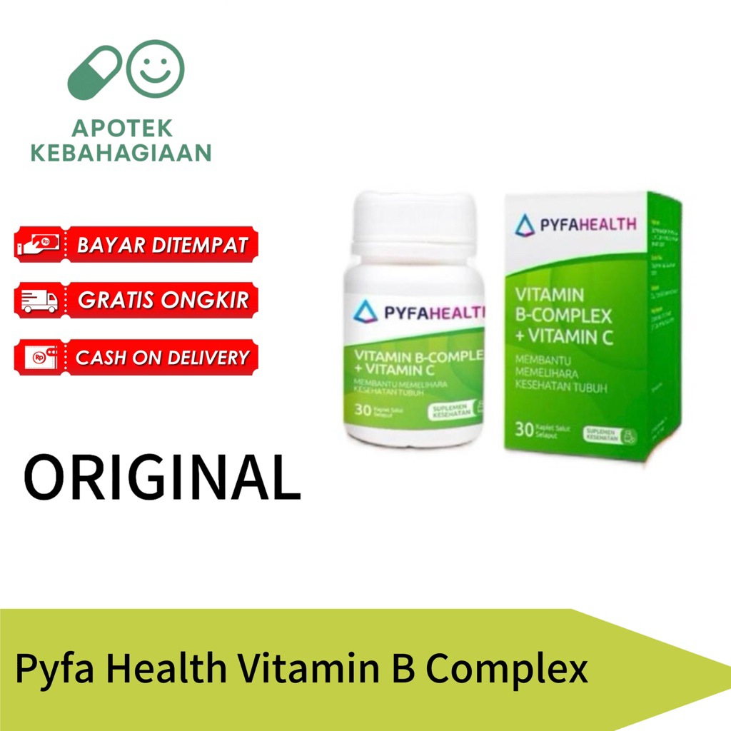 PyfaHealth B Complex Vitamin C Isi 30 Tablet