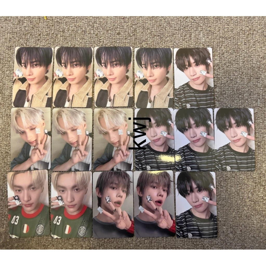 (READY STOCK) official txt hmv lucky draw starkissed ld tomorrow x together soobin yeonjun beomgyu t