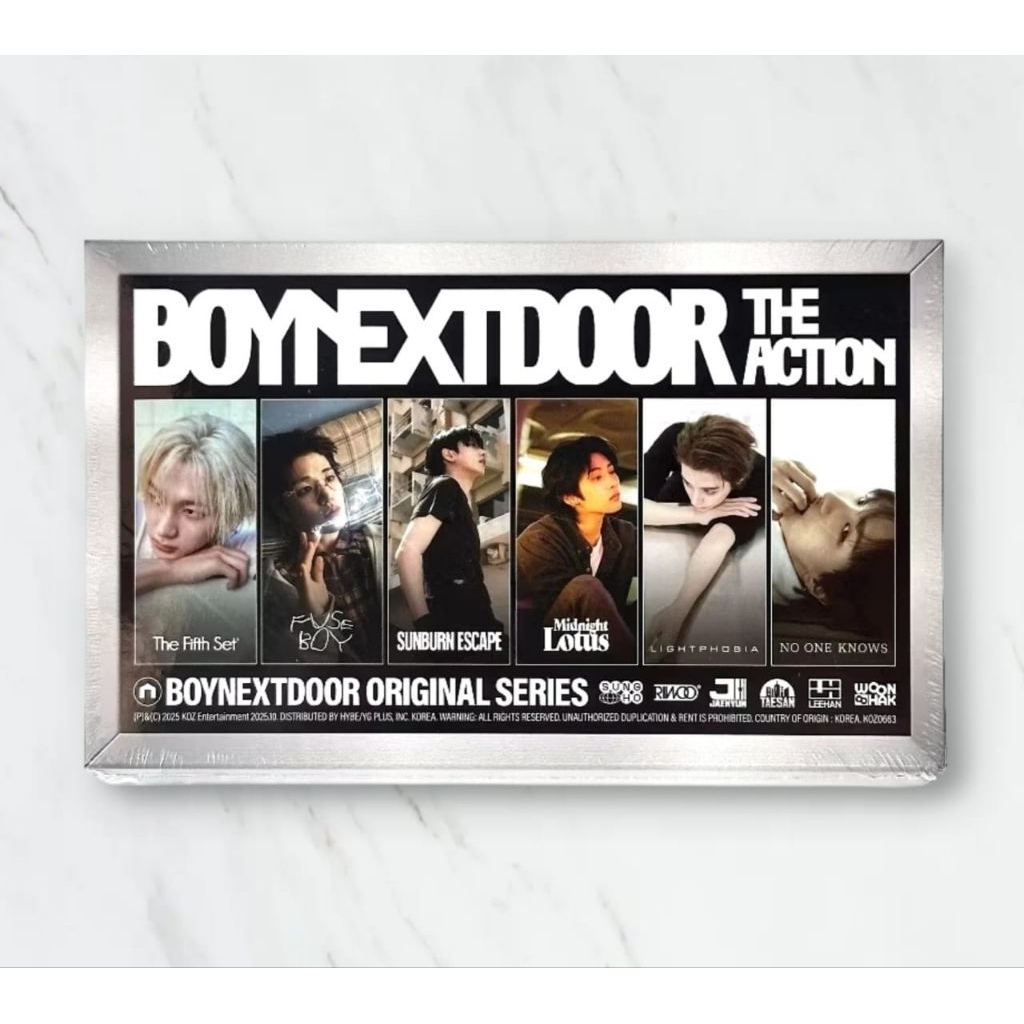 [Ready SEALED] BOYNEXTDOOR Album THE ACTION Frame Ver (Taesan Woonhak Sunghoo)