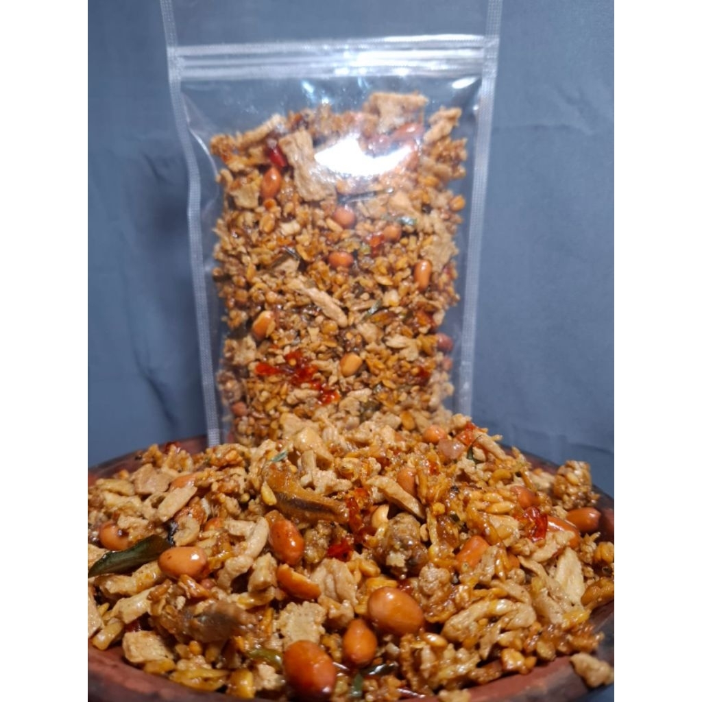 SAMBAL KERING TEMPE TAHU TERI PEDAS MANIS