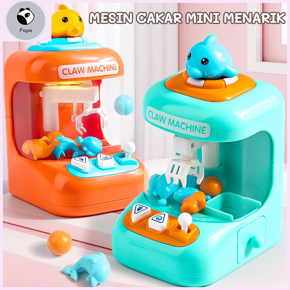 Mainan Claw Machine Mini Mainan Capit Boneka Mesin Capit Boneka Doll Machine