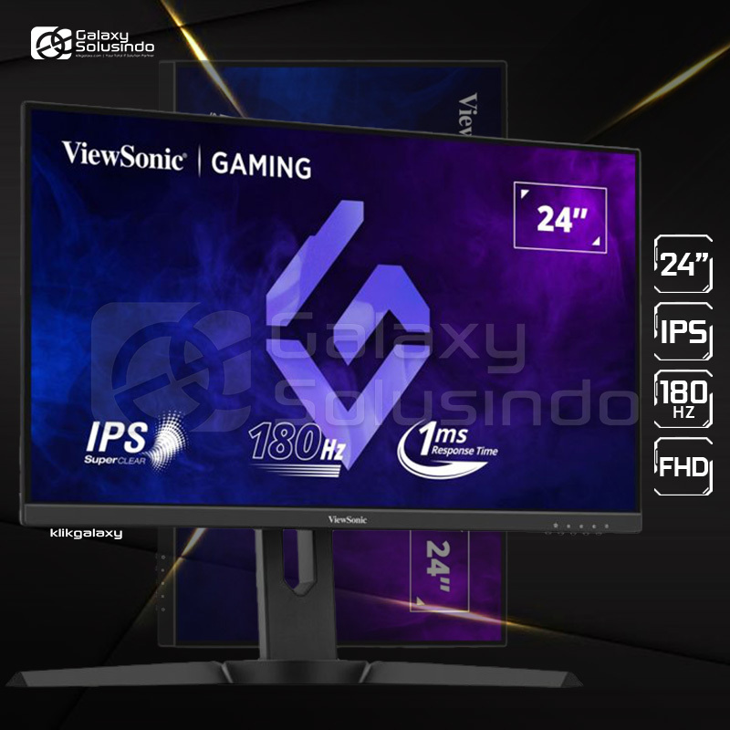 ViewSonic XG2409 24 Inch IPS FHD 180Hz 1ms Gaming Monitor - GW