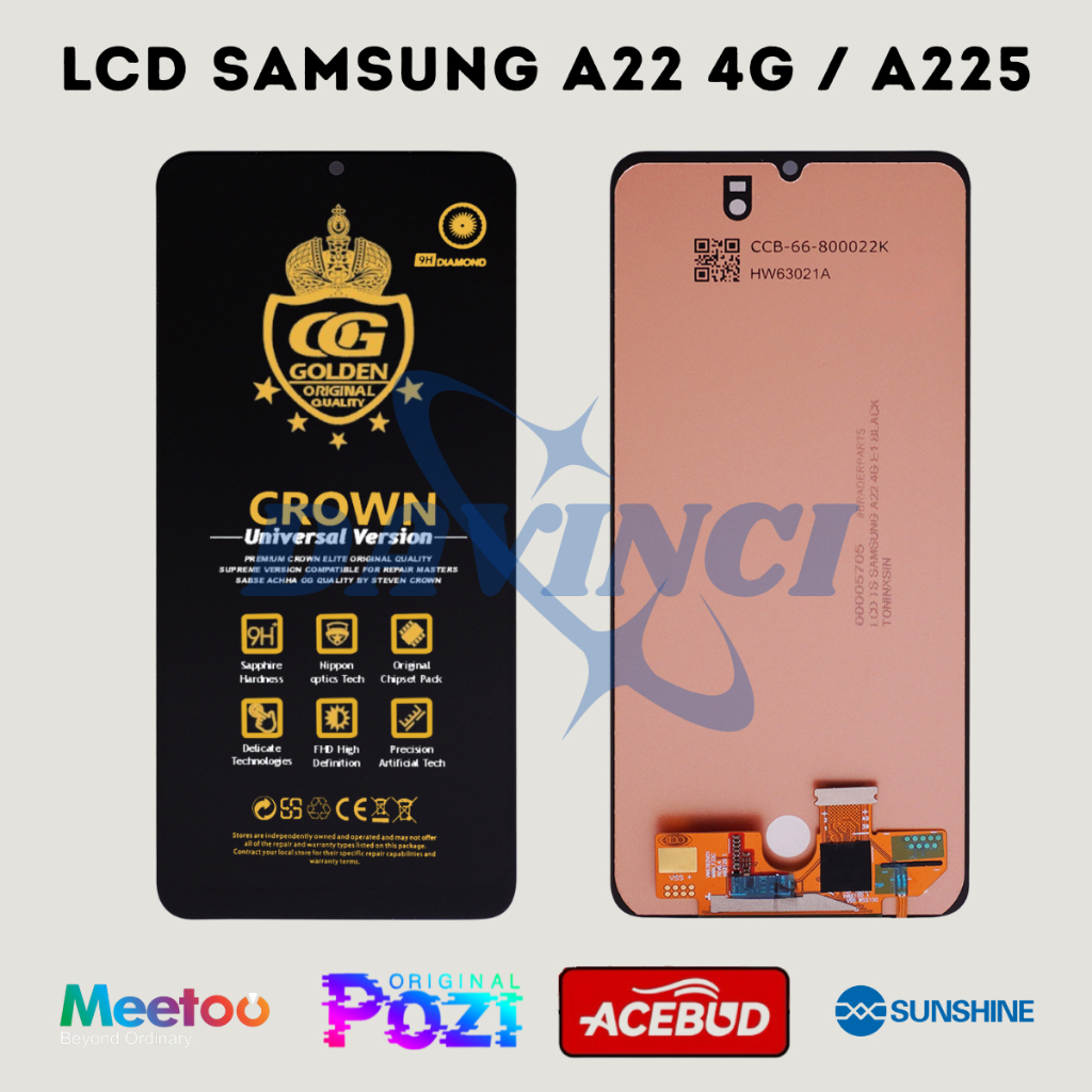 LCD SAMSUNG A22 4G / (SAMSUNG GALAXY A22 4G) / A225 4G TOUCHSCREEN FULLSET COMPLETE ORIGINAL
