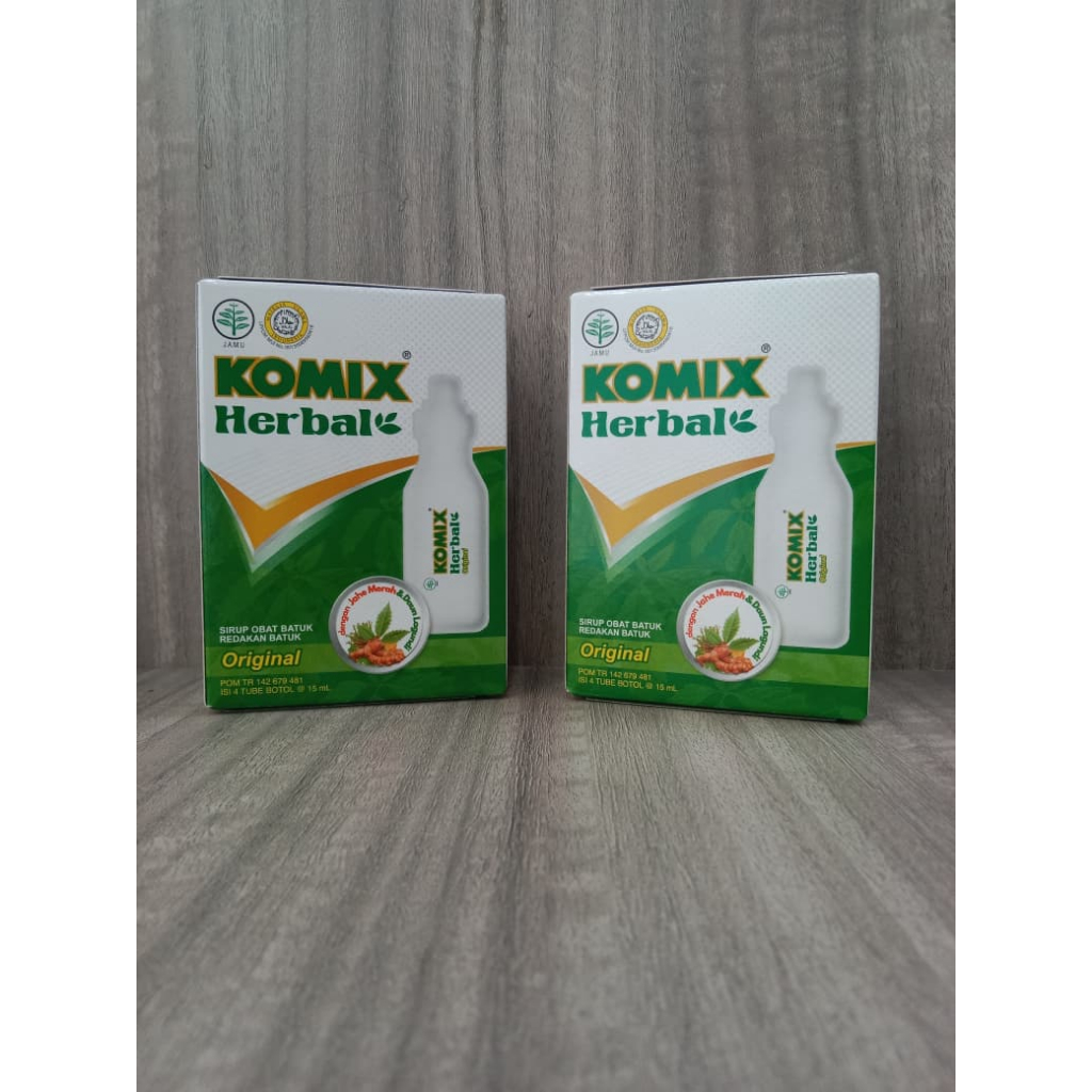 KOMIX HERBAL ORIGINAL 4 TUBE BOTOL @15ml