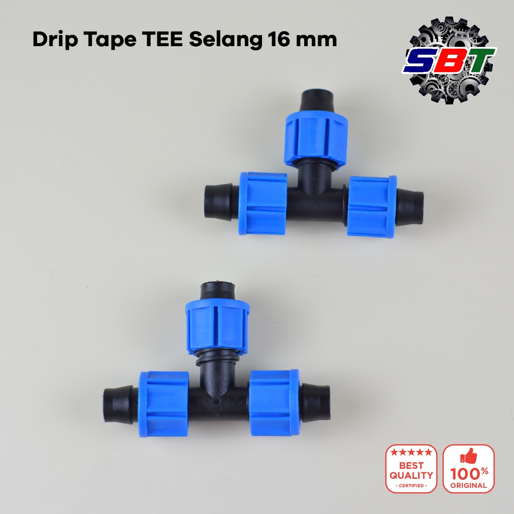 Drip Tape Connector TEE Selang 16 mm Konektor Irigasi