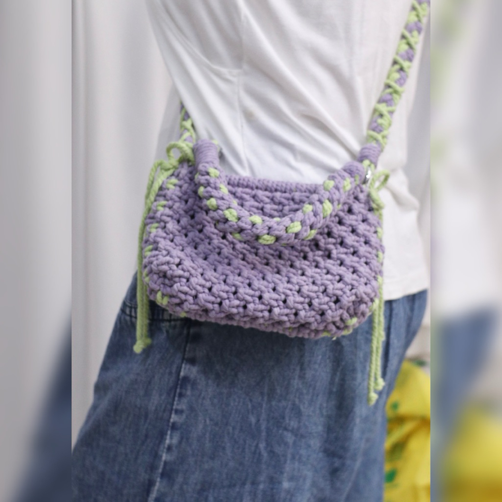 MIKU macrame bag // mini bag