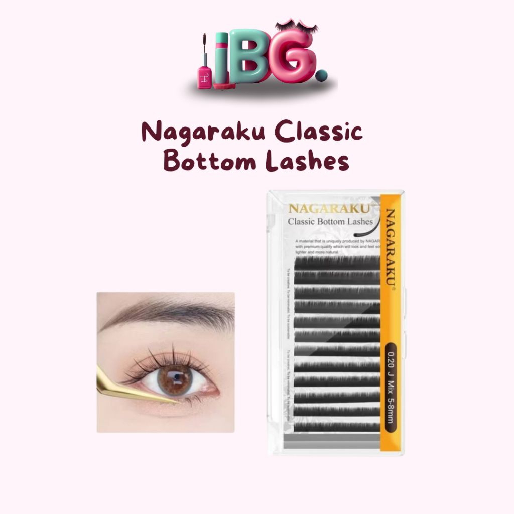 Nagaraku Bottom Eyelash Nagaraku Underlash Nagaraku Bottom Lashes Bulumata Bawah Nagaraku