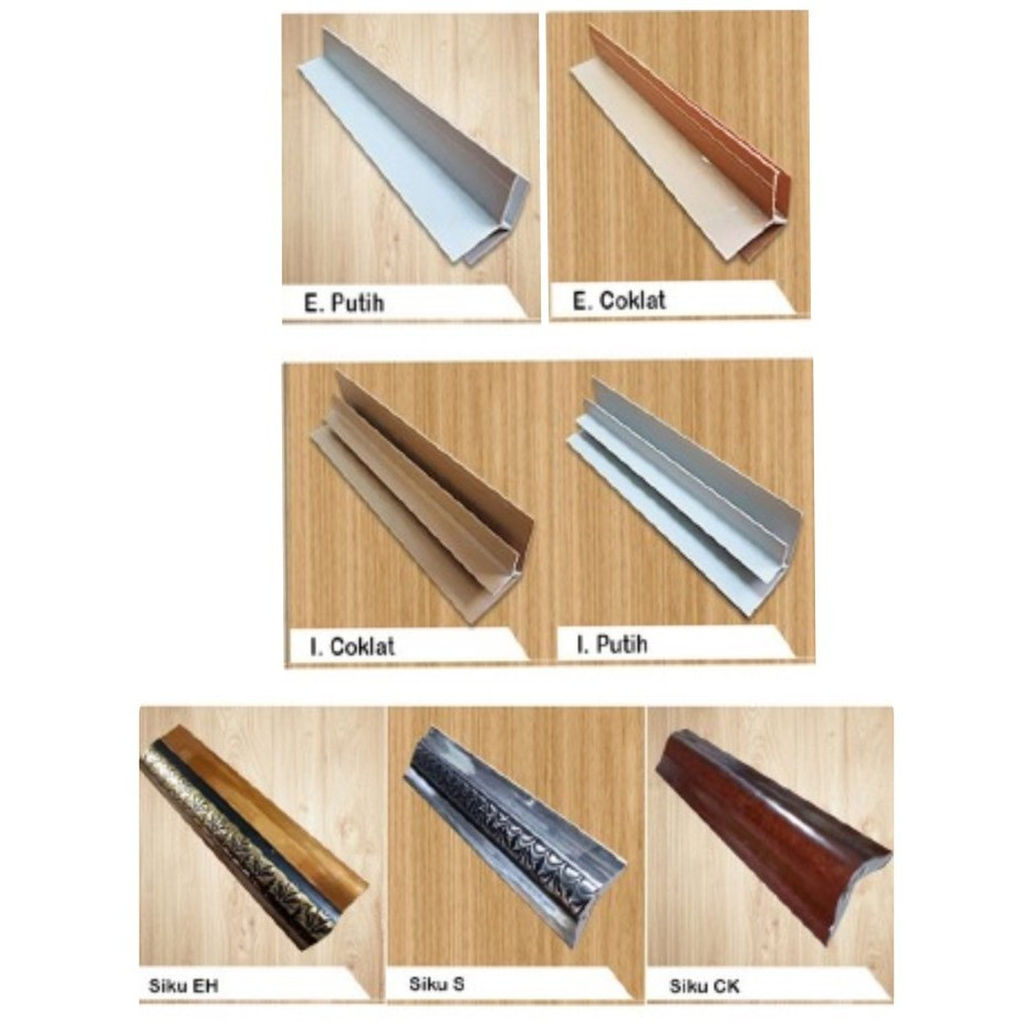 List Siku Plafon PVC Vifon Khusus Pengiriman D.I Yogyakarta