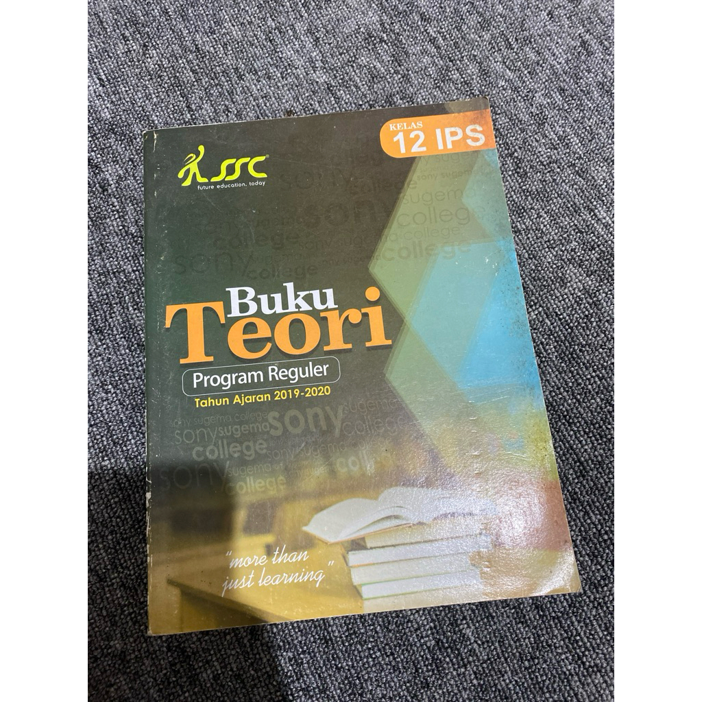 Buku teori program reguler kelas 12 ips