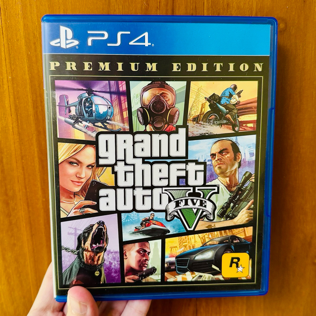 GTA V PS4 Kaset Grand Theft Auto 5 GTA Five Lima CD BD Game PS 4 5 Playstation Five 5 Autov Rockstar