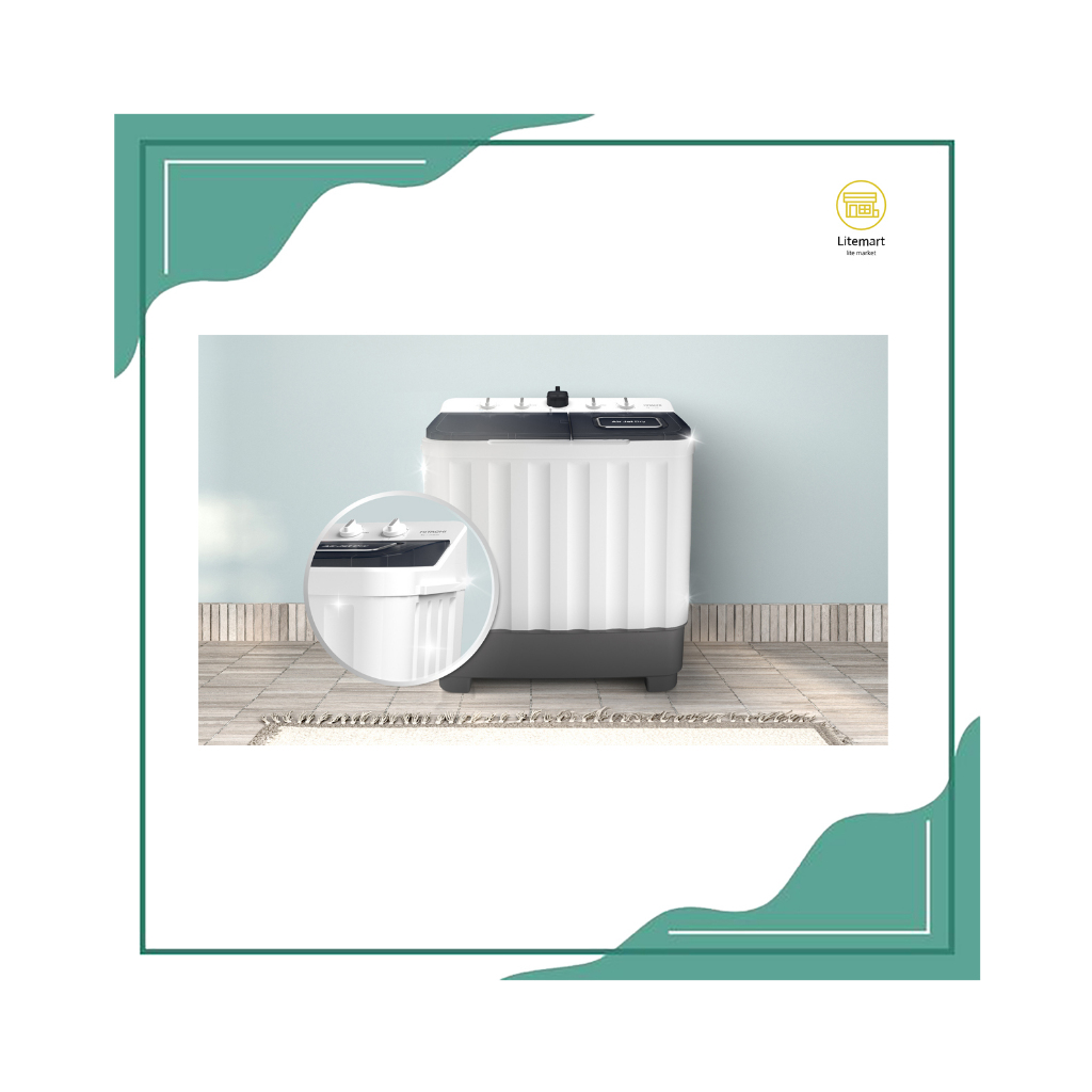HITACHI MESIN CUCI 2 TABUNG 8KG/9KG