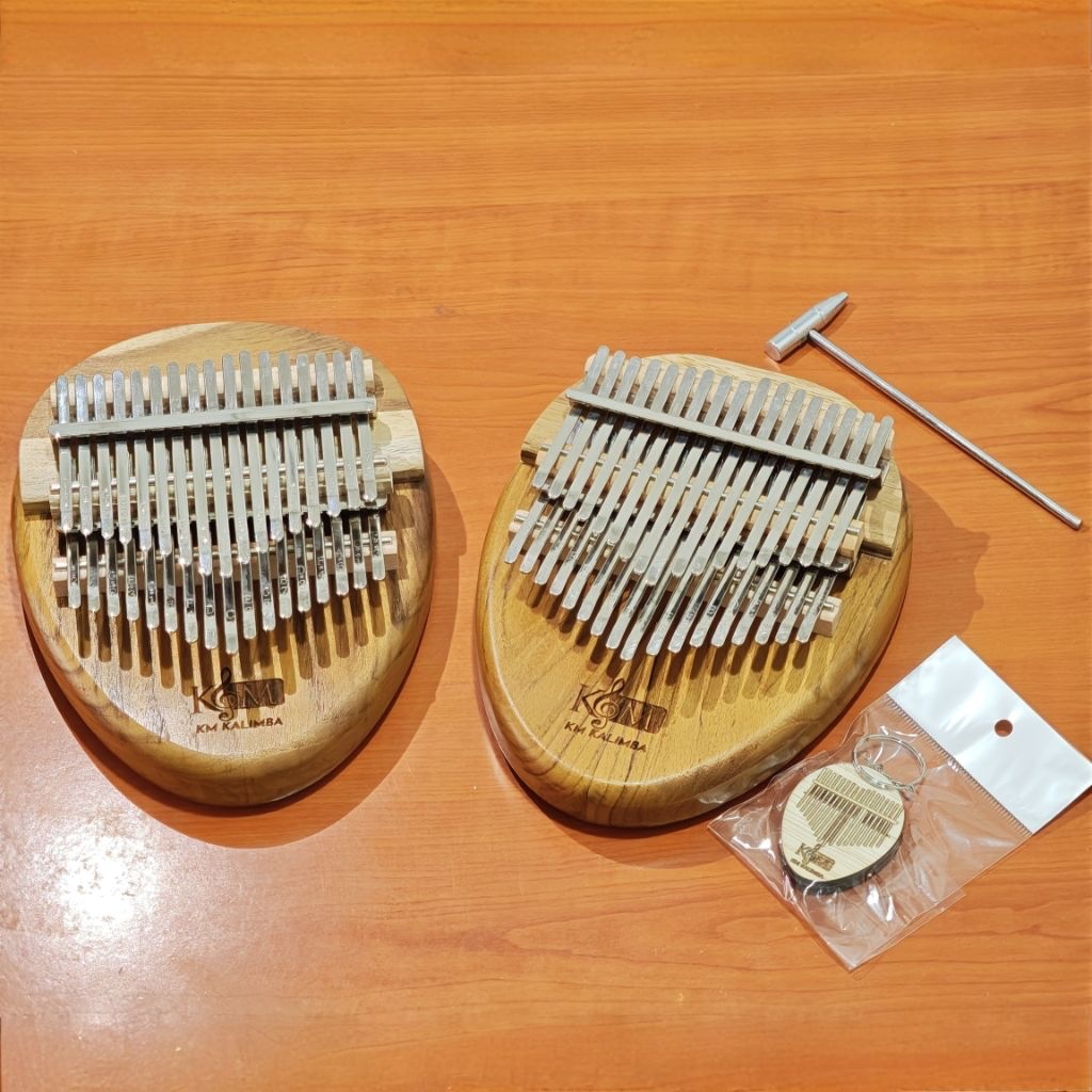 KM Kalimba Kromatik Egg 34 Keys Limited Production