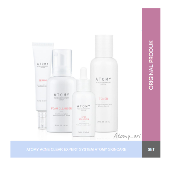 ATOMY ACNE CLEAR EXPERT SYSTEM ATOMY SKINCARE
