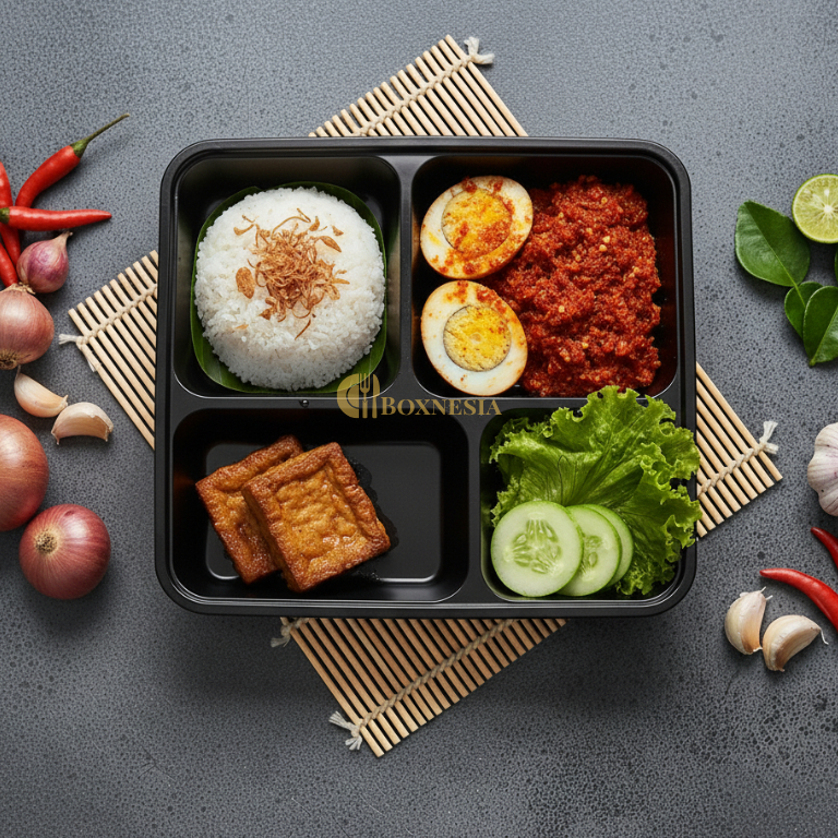 Catering Nasi Uduk Box • Telur Balado Kering • Tahu Bacem • Menu Acara & Kantoran Enak • Lezat • Nik