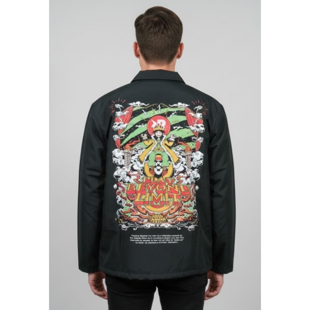 Jaket Coach RRQ Original New size L