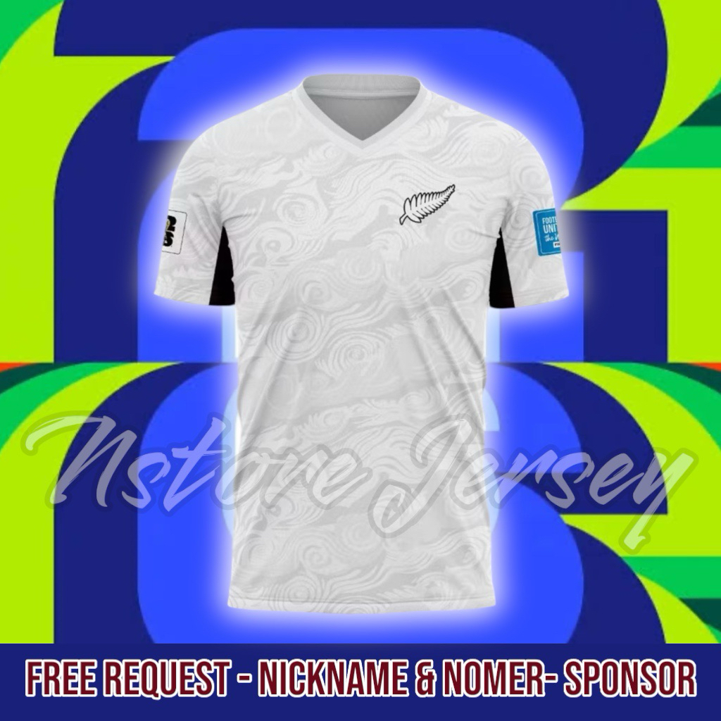 JERSEY NEW ZEALAND PIALA DUNIA 2026 TERBARU FREE NAMSET