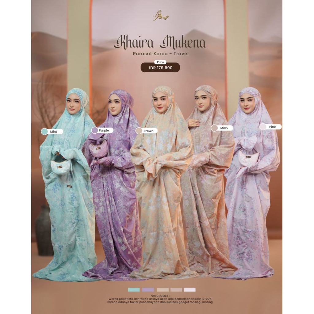 KHAIRA MUKENA TRAVELING TERUSAN BY ARRAFI