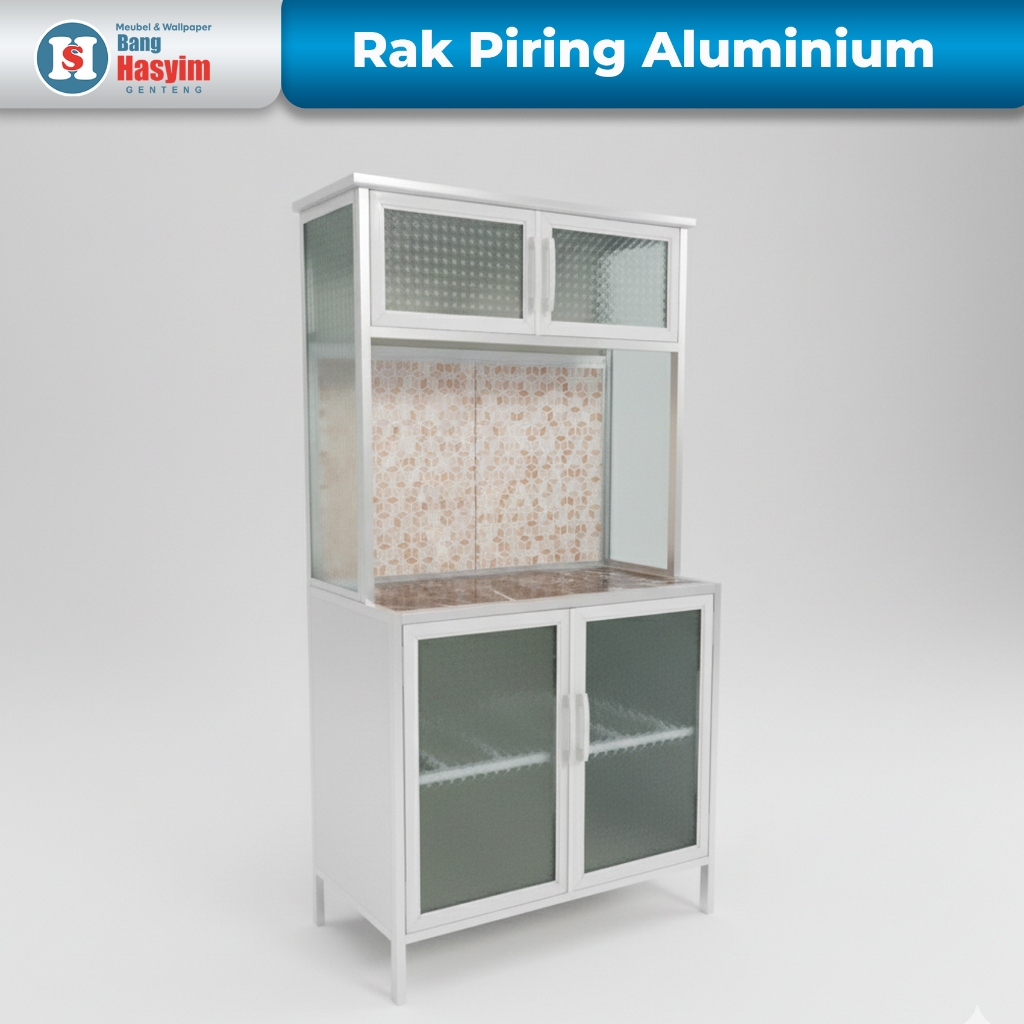 BANG HASYIM Rak Dapur Aluminium Rak Piring Aluminium Rak Lemari Dapur Aluminium