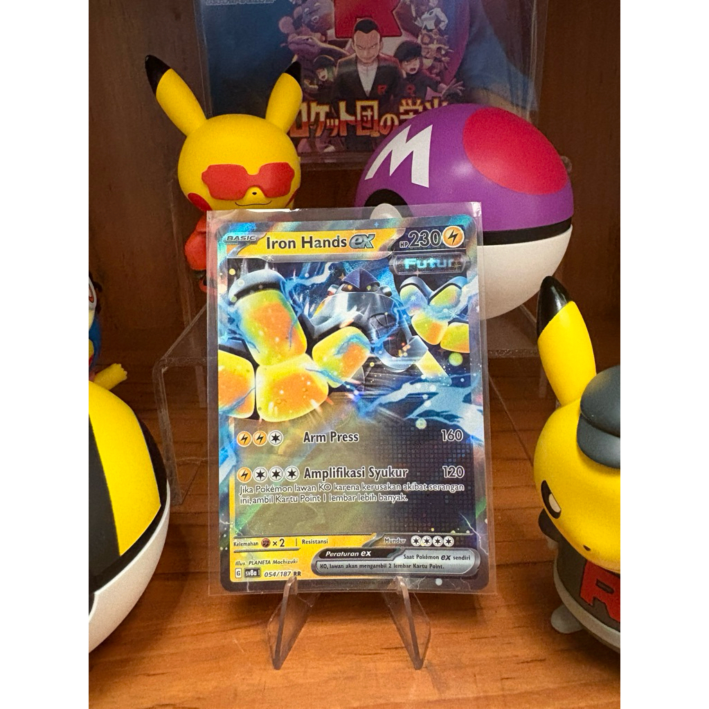 Iron Hands Ex 054/187 IND - RR - Festival Terastal - Pokemon TCg