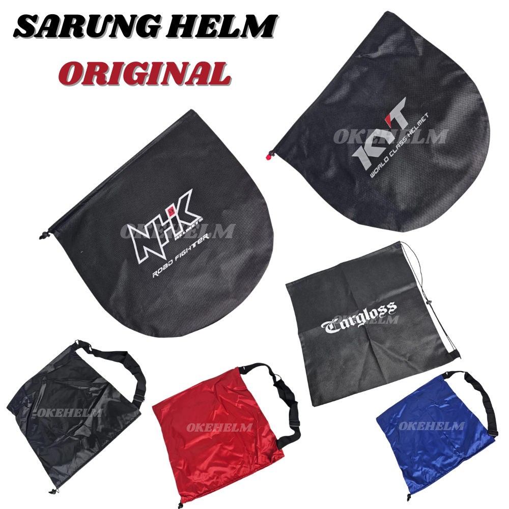 Sarung helm Kyt Original | merk helm | tas helm | tas serut | tas multifungsi ORIGINAL
