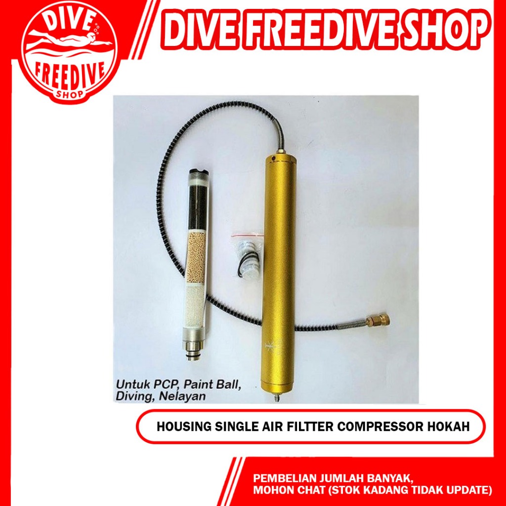 Air Filter Udara Kompresor Compressor PCP Diving Nelayan Hookah Selam (Single)