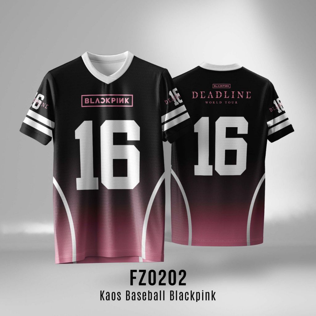 JERSEY BASKETBALL BLACKPINK BEBAS CUSTOM NAMA