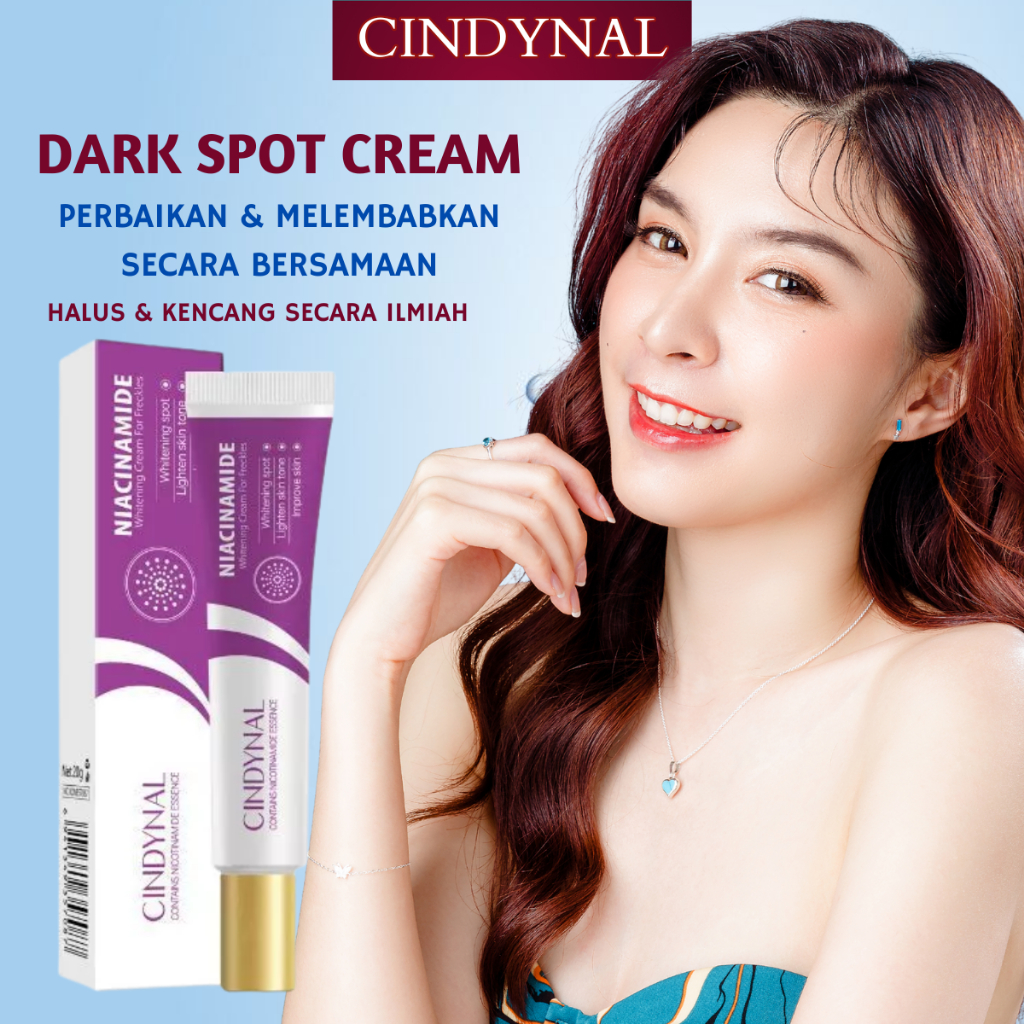 Cindynal Cream Flek Hitam Pemutih Wajah BPOM Krim Cina Perawatan Kulit muka glowing Ampuh