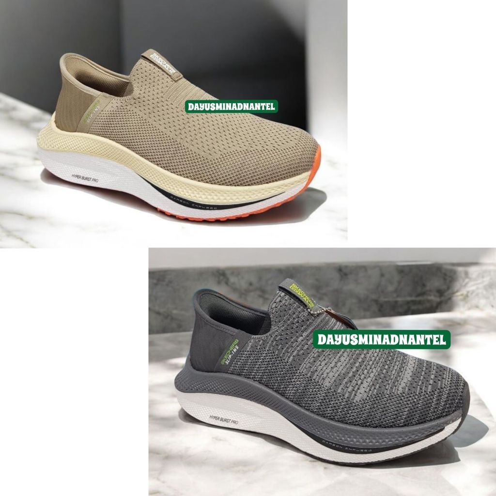 Sepatu Pria Skechers / Skechers Slip Ins / Sepatu Skechers Slip ins Hyperburst Slip On Pria