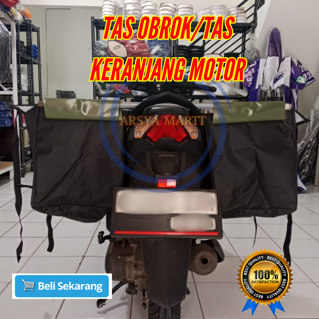 MOTOR KURIR/BELANJA/TAS JUMBO,TAS TAS MOTOR KURIR/BELANJA/TAS JUMBO,TAS SADDLE BAG MOTOR BERKUALITAS