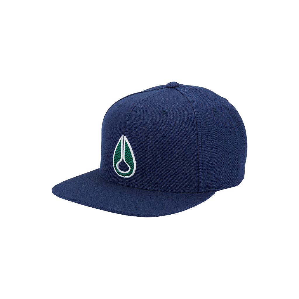 NIXON HAT-ICON STARTER HAT NAVY/GREEN-C2162742