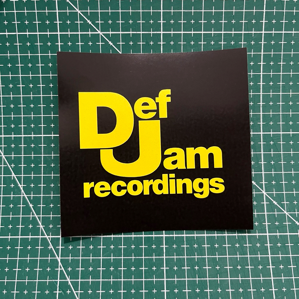 STICKER DEF JAM RECORDING