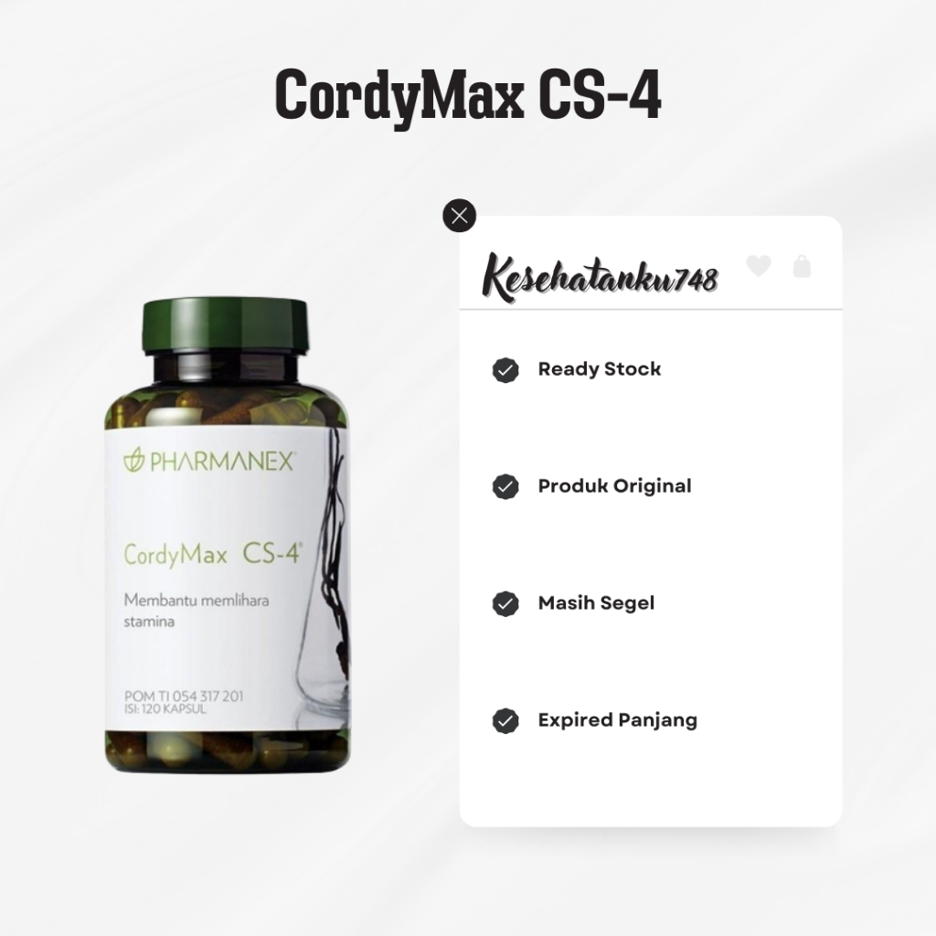 Cordymax® Suplemen Memelihara Stamina ED 2026