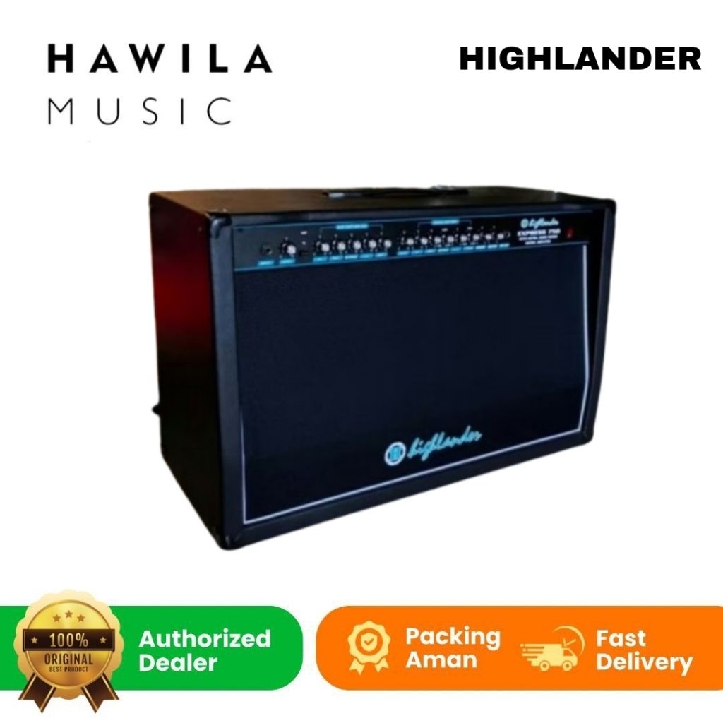 HIGHLANDER EXPRESS 750 Amplifier Guitar Metal Zone Ampli Gitar 12 inch x 2