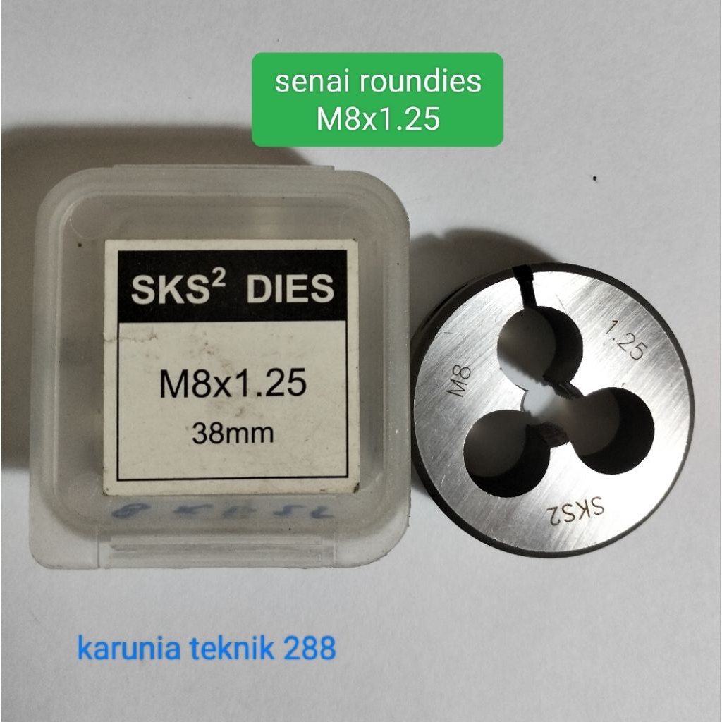 senai pipa roundies baut 12 m8x1.25