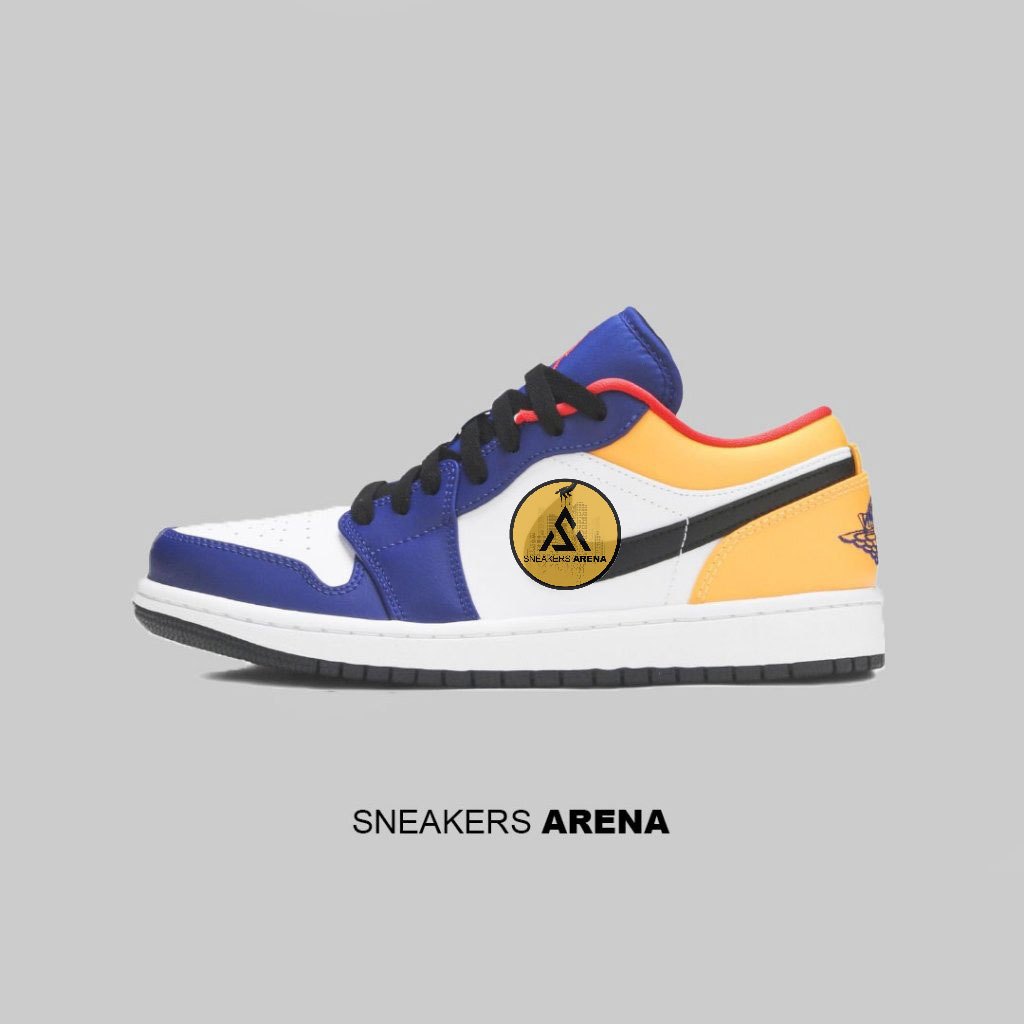 Sneakers NK Air Jordan 1 Low 'White Deep Royal Blue'