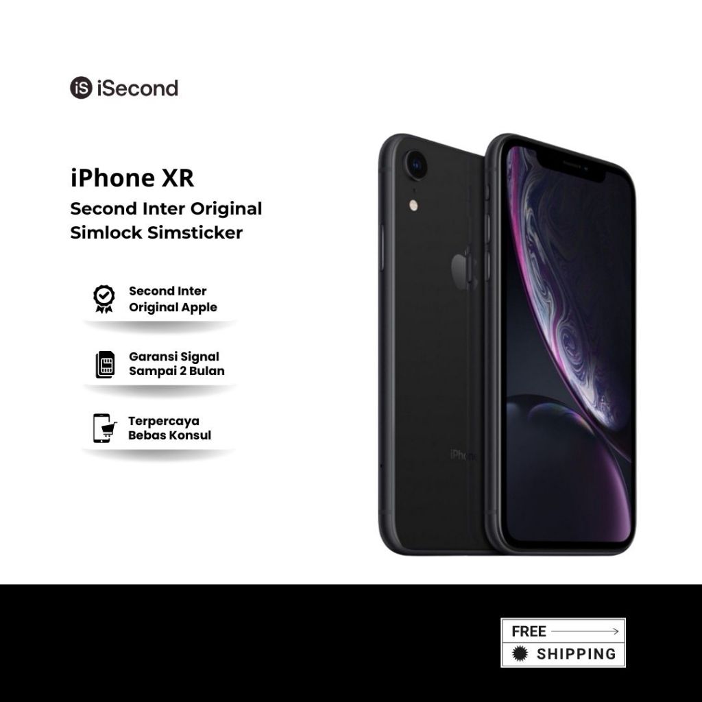 iPhone XR Second Inter Original 64GB/128GB