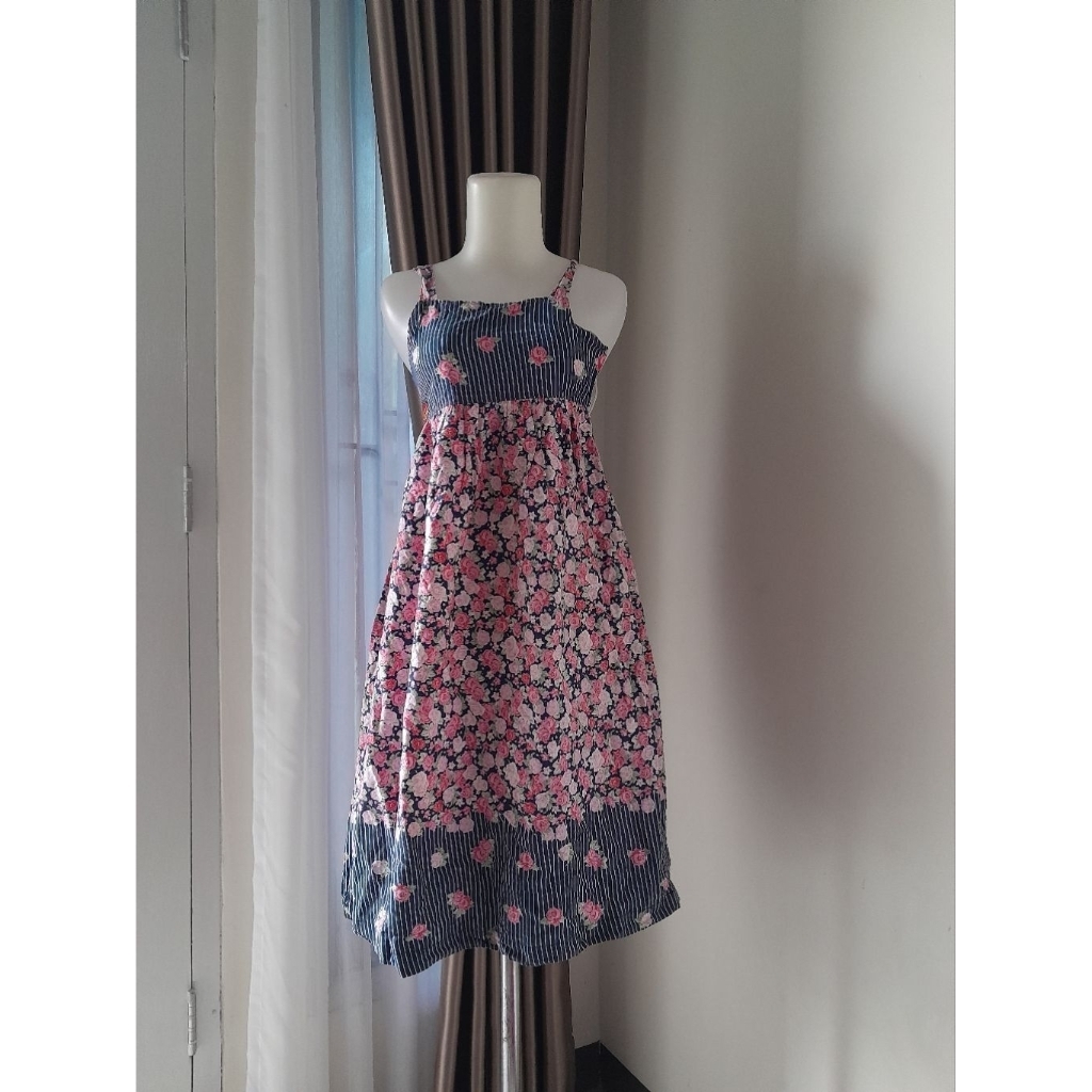 Dress Anak Remaja Minus, Flower Dress, Floral Dress, Dress Remaja Minus, Dress Bunga Anak