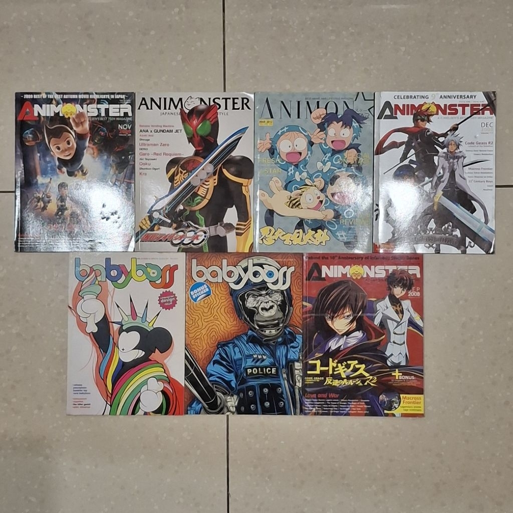 Majalah Bekas Animonster dan Babyboss
